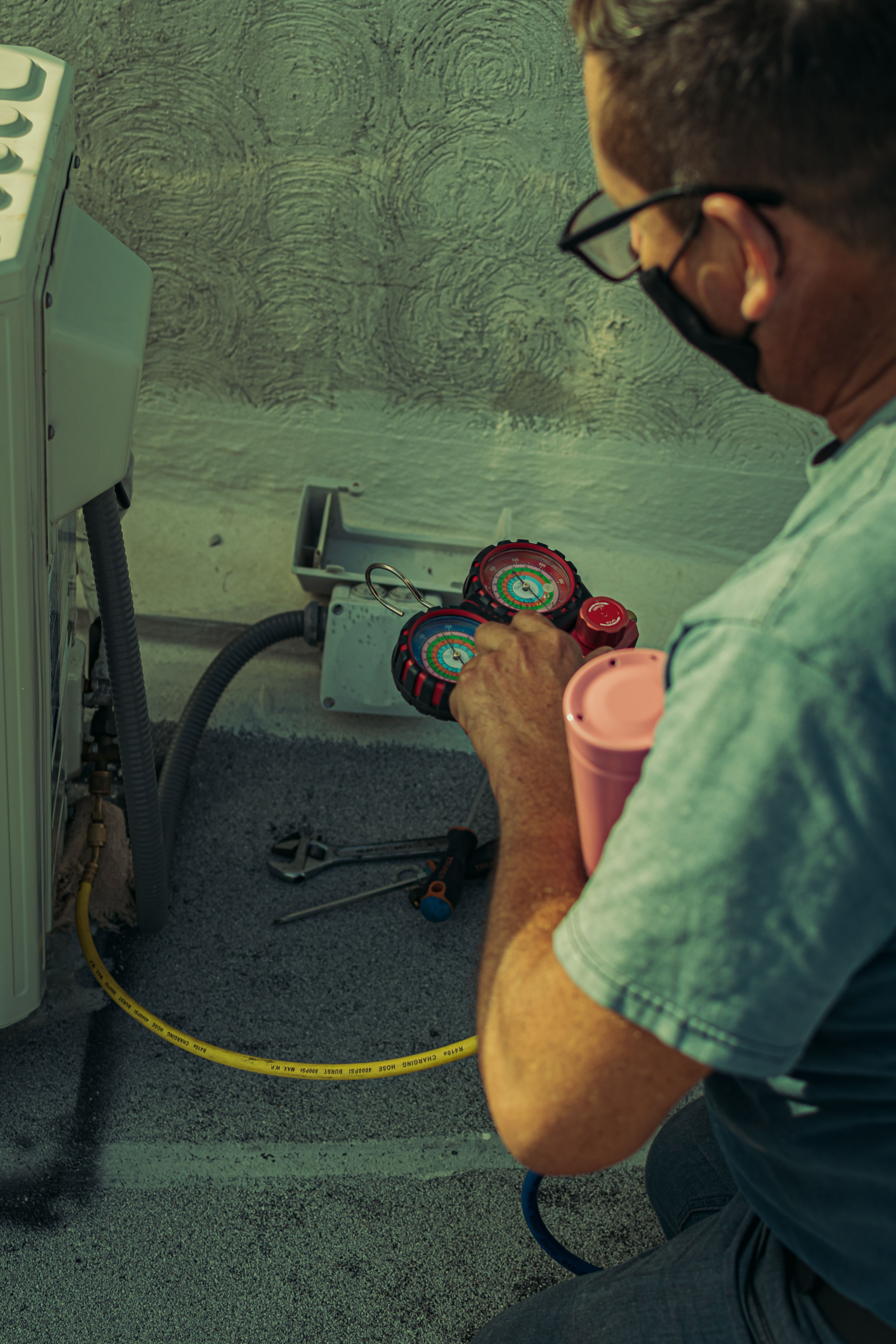 Commercial plumbing installation